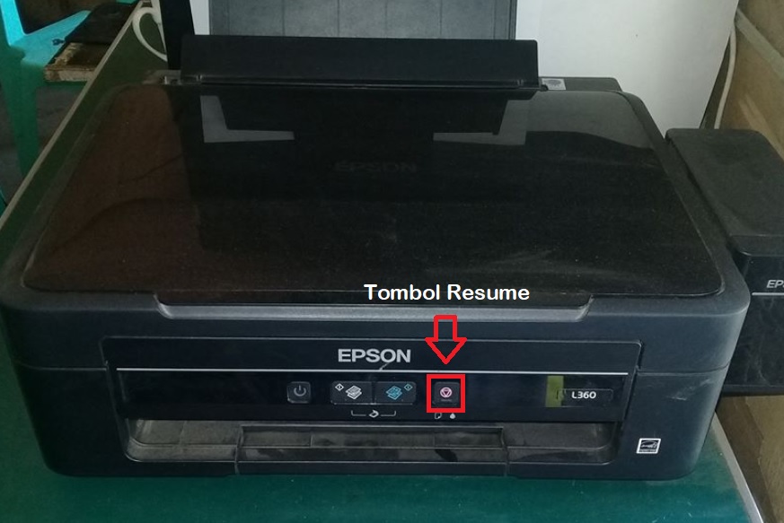 cara reset printer epson l360